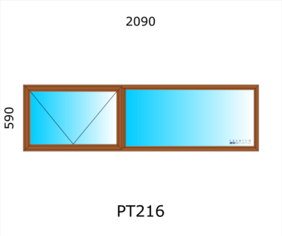 Aluminium Top Hung Window PT216