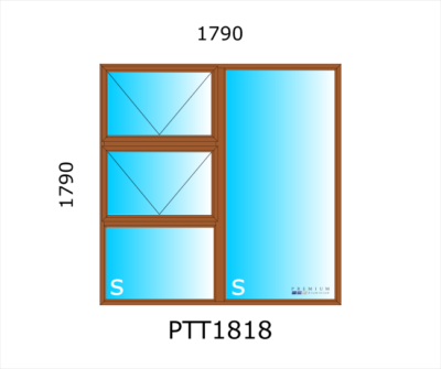 Aluminium Top Hung Window PTT1818