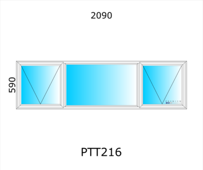 Aluminium Top Hung Window PTT216 - Image 2