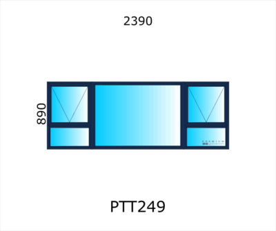 Aluminium Top Hung Window PTT249 - Image 3